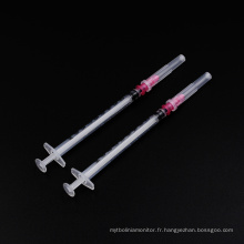 Seringue jetable en plastique stérilisée Luer Lock de 1 ml